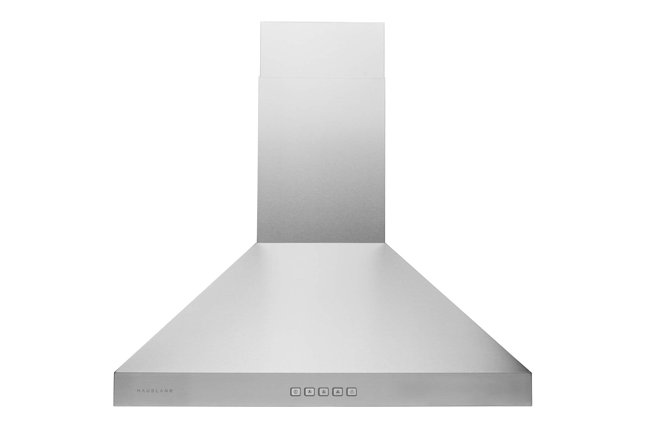 Hauslane | Chef Series WM-530 36” Wall Mount Range hood | Pro Model | Stainless Steel Wall Chimney | Strong Suction, Stainless Steel Baffle Filters, Changeable LED Lamps, 6” Duct or Ductless