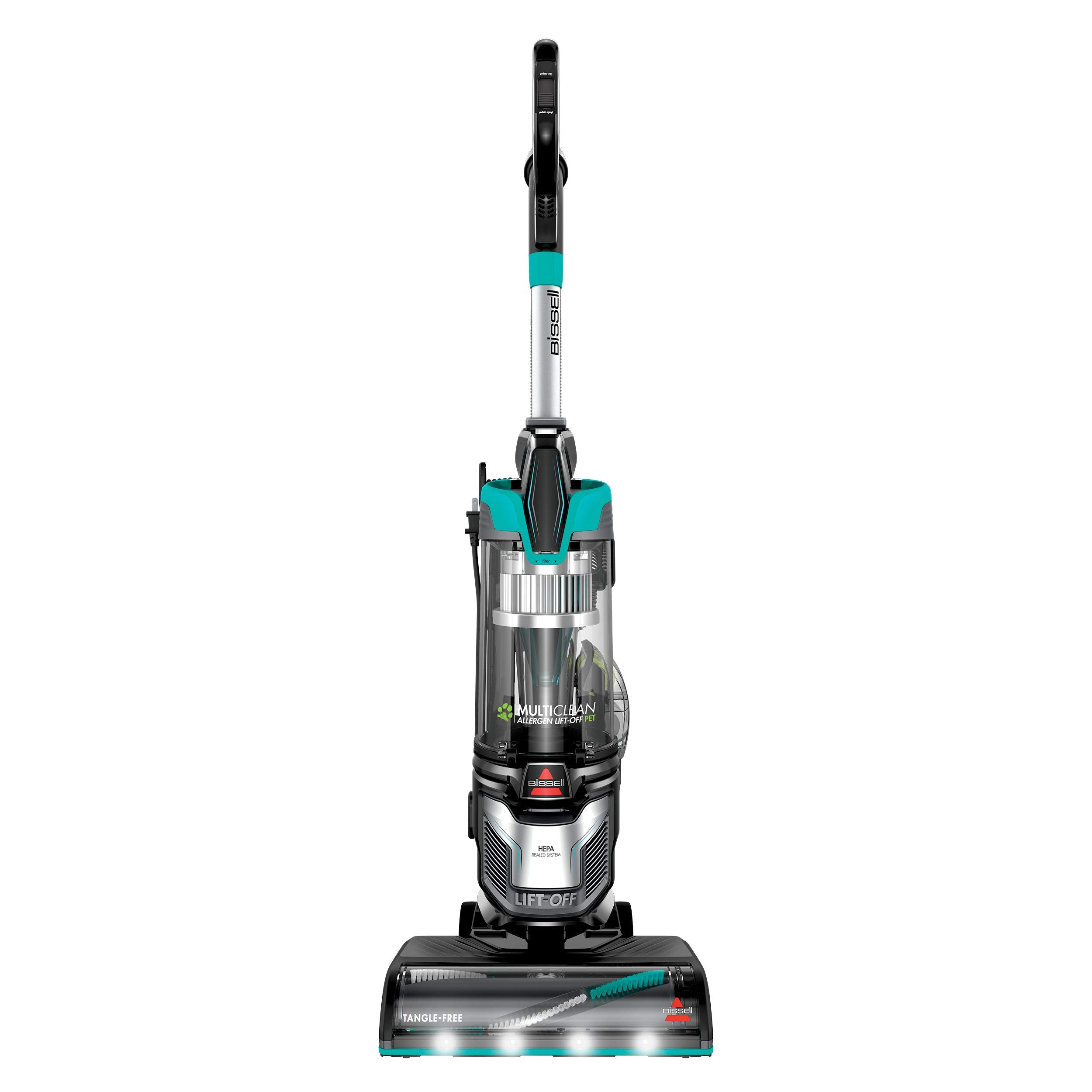BISSELL 2998 MultiClean Allergen Lift-Off Pet Vacuum with HEPA Filter Sealed System, Lift-Off Portable Pod, LED Headlights, Specialized Pet Tools, Easy Empty,Blue/ Black